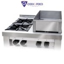 COCINA CFHH 70 2 HORNALLAS + BAÑO MARIA CORBELLI