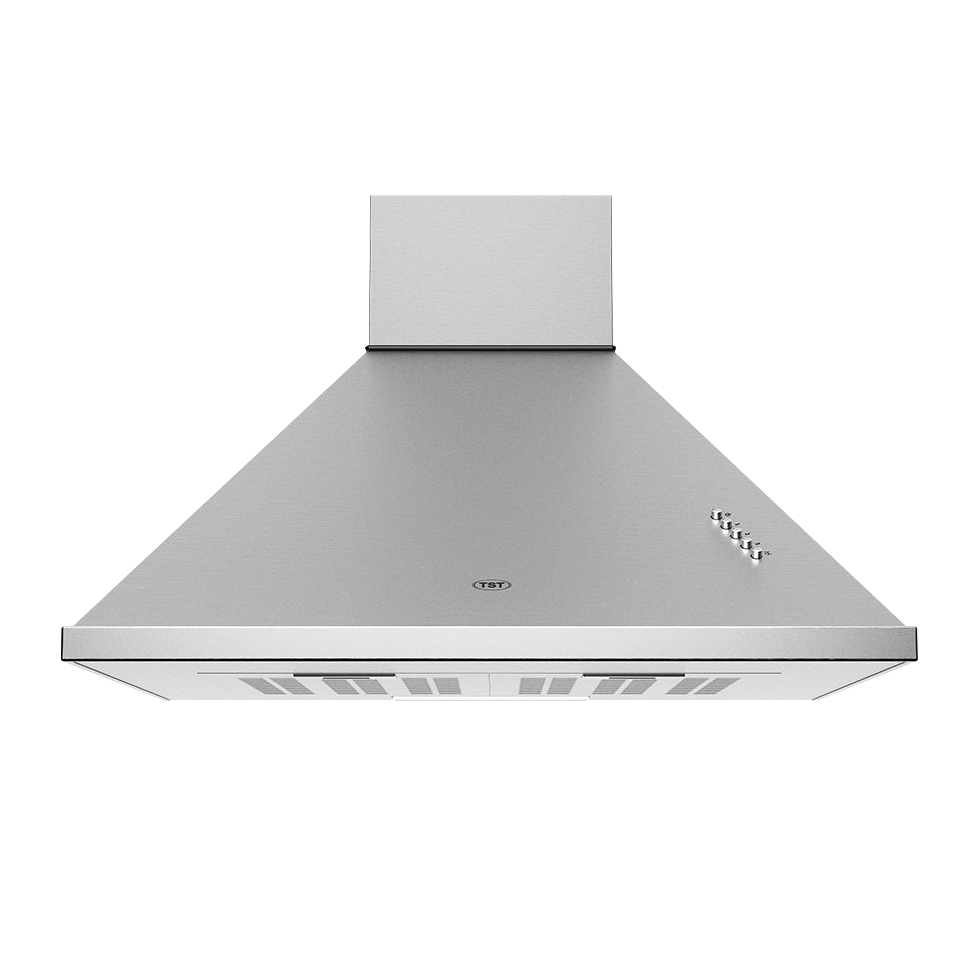 CAMPANA TRAFUL  90 - ACERO INOXIDABLE - 3 VELOCIDADES - CON MOTOR