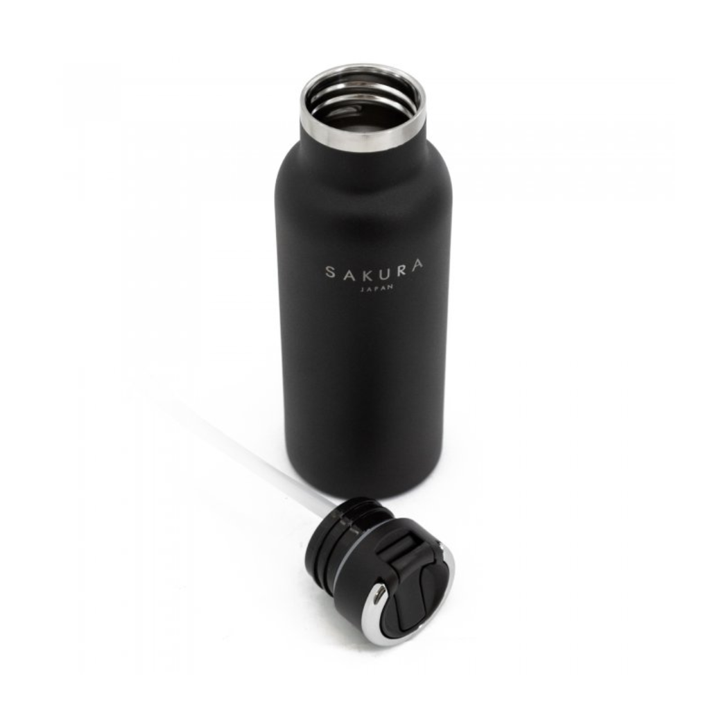 BOTELLA TERMICA SAKURA 750ML - NEGRO MATE