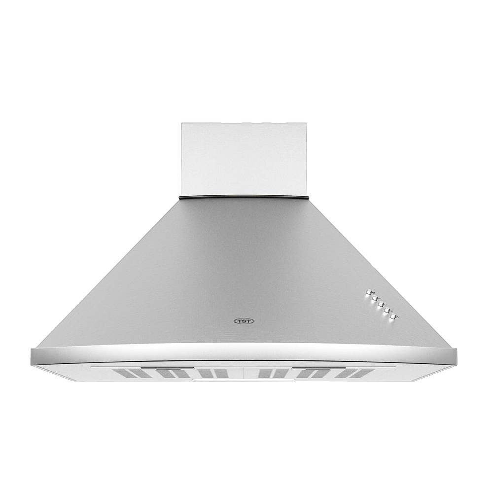 CAMPANA SEMI CIRCULAR LANIN 75 - ACERO INOXIDABLE - 3 VELOCIDADES - CON MOTOR