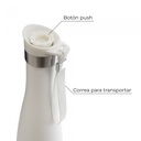 TERMO / BOTELLA TERMICA SAKURA WAVY BLANCA 750 ML