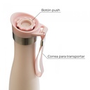 TERMO / BOTELLA TERMICA SAKURA WAVY ROSA 750 ML