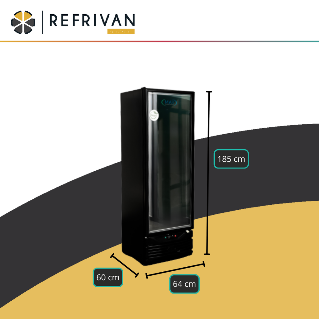 FAM FREEZER EXHIBIDOR BLACK VERTICAL V420BTDIN