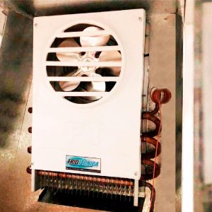 HELADERA MOSTRADOR CIEGO/ BAJO MESADA 2.00M - ACERO INOXIDABLE - (2 PUERTAS+CUBRE) (1/2HP)