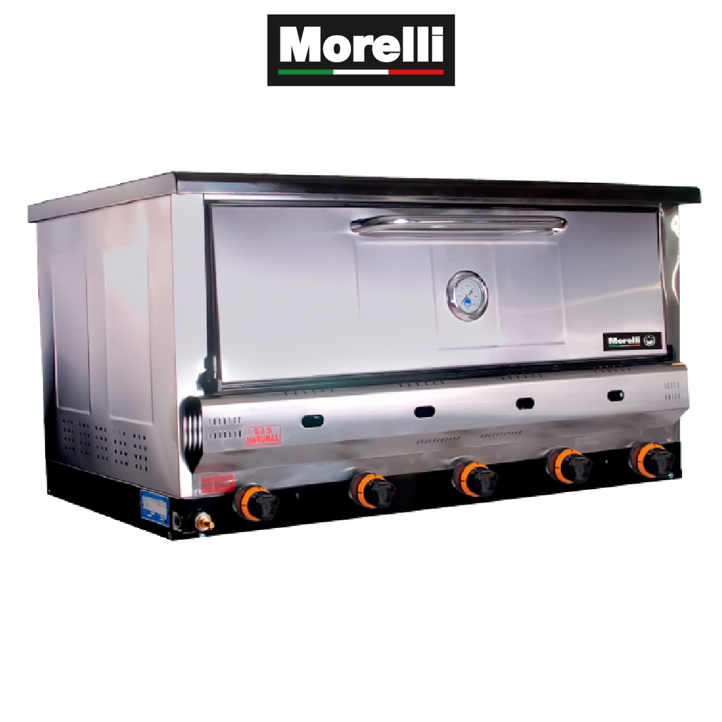 HORNO PASTELERO H18 - 18 MOLDES - SISTEMA DE GASIFICACION CON PICOS INDUSTRIALES - LLAMA INDIRECTA - CON MAYOR AISLACION TERMICA