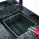 FREIDORA POTENCIADA F15 (15L) - 1 CANASTO - VALVULA DE SEGURIDAD - VALVULA DE ALTA RECUPERACION - EXTERIOR ACERO - QUEMADORES INDIVIDUALES