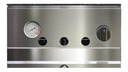 FREIDORA POTENCIADA F15 (15L) - 1 CANASTO - VALVULA DE SEGURIDAD - VALVULA DE ALTA RECUPERACION - EXTERIOR ACERO - QUEMADORES INDIVIDUALES