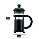 CAFETERA BODUM JAVA 8 POCILLOS - NEGRA