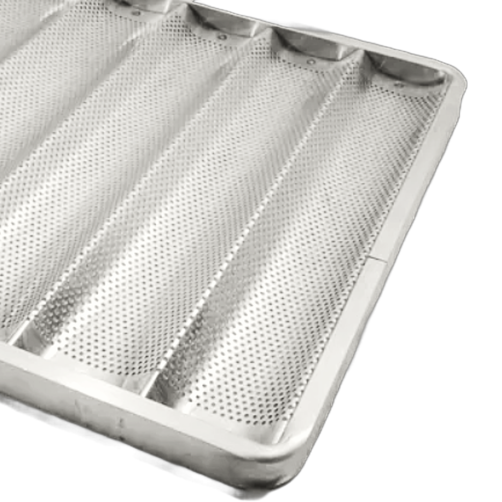 BANDEJA DE ALUMINIO PARA PAN 44 X 32 X 5 LONGIT