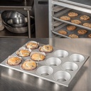 BANDEJA ALUMINIZADA P/MUFFIN 44X32X12 U