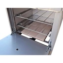 MARALDI COCINA 60 4 PTA ACERO INOX, ,HORNO ACERO INOX C/ LADRILLO REFRACT