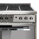 COCINA ZAFIRA 900 - PUERTA  VIDRIO ESPEJADO - ENCENDIDO ELECTRONICO