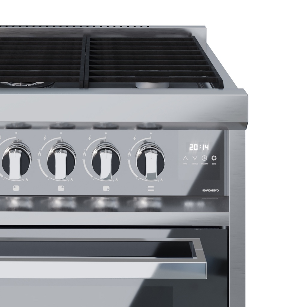 COCINA ZAFIRA 600 PUERTA VIDRIO ESPEJADO - ENCENDIDO ELECTRONICO
