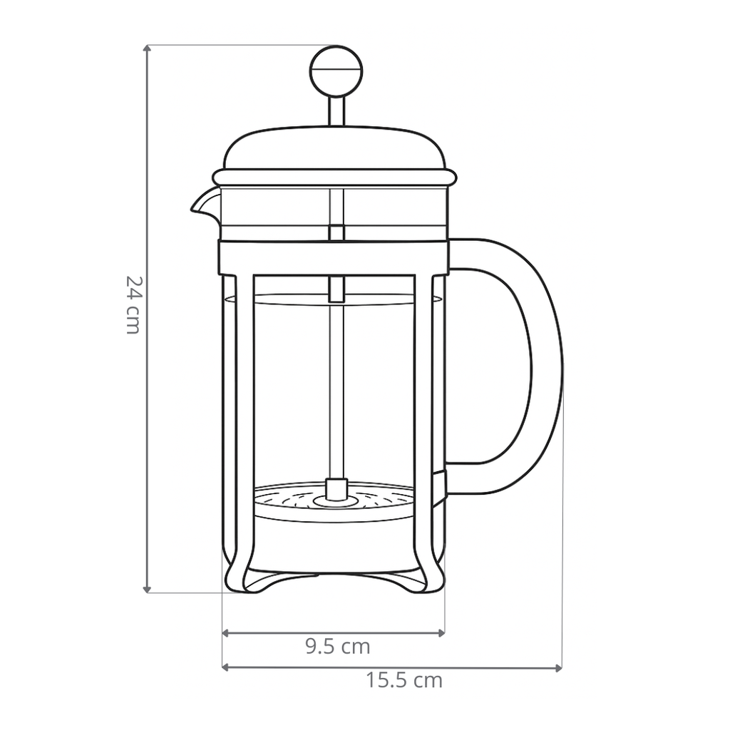 CAFETERA FASHION COOK BODUM JAVA - 8 POCILLOS - VERDE