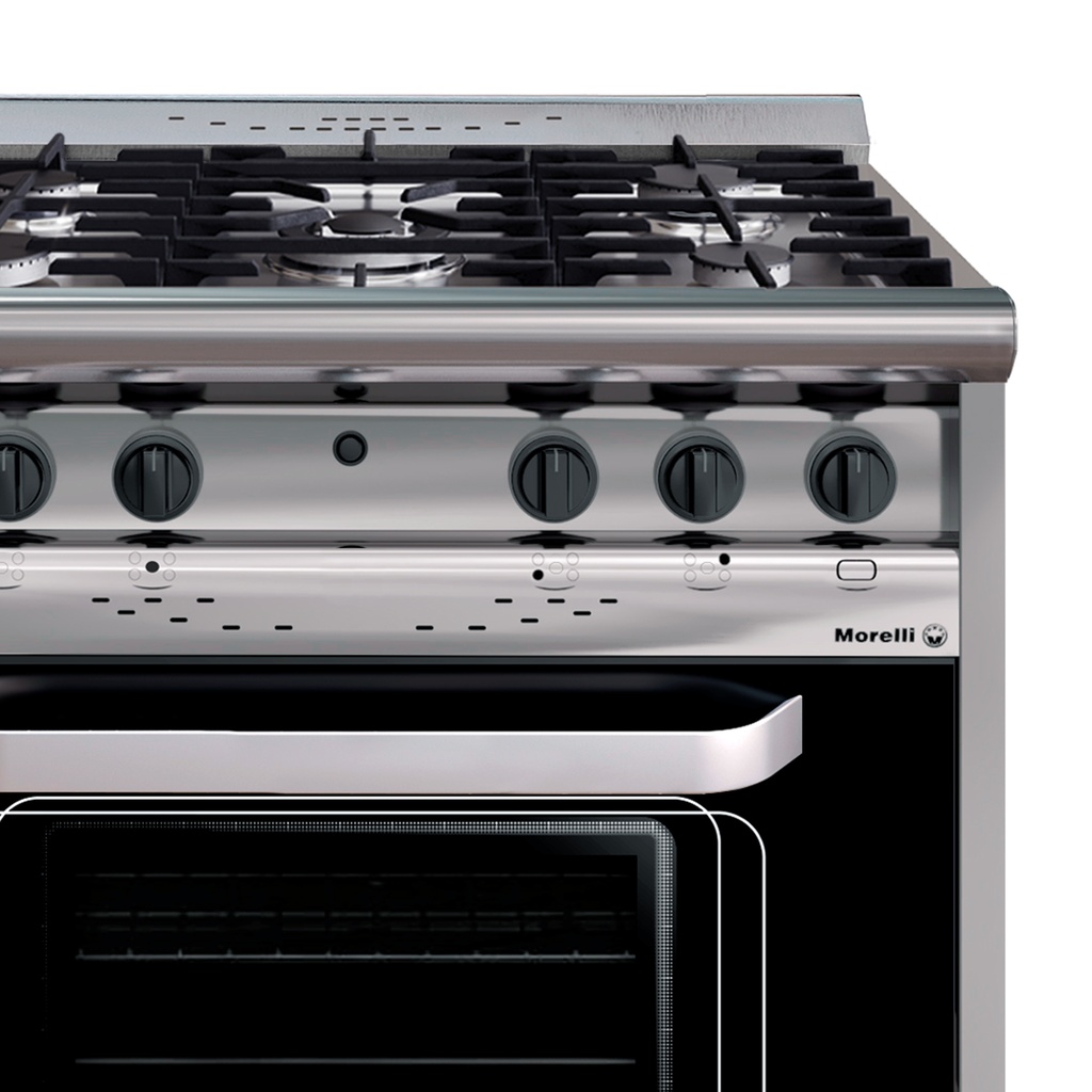 COCINA FORZA 900 - PUERTA VISOR - REJA VITRIFICADA LIVIANA