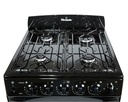 COCINA A GAS 5537 NEGRA 56CM VAL/SEG ENCENDIDO ELECTRICO Y LUZ HORNALLAS Y HORNO EASY CLEAN CAJON PARRILLA REBATIBLE