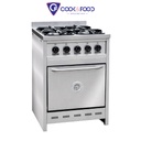 COCINA 60CM - PUERTA CIEGA - REJA FUNDICION ENLOZADA CORBELLI
