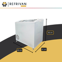 FAM FREEZER  VIDRIO CURVO PI 220 LT
