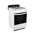 COCINA A GAS 5536 BLANCA 56CM VAL/SEG HORNALLAS Y HORNO EASY CLEAN CAJON PARRILLA DESLIZABLE