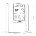 CALEFACTOR COPPENS PELTRE ACERO 3000 - SIN TIRAJE