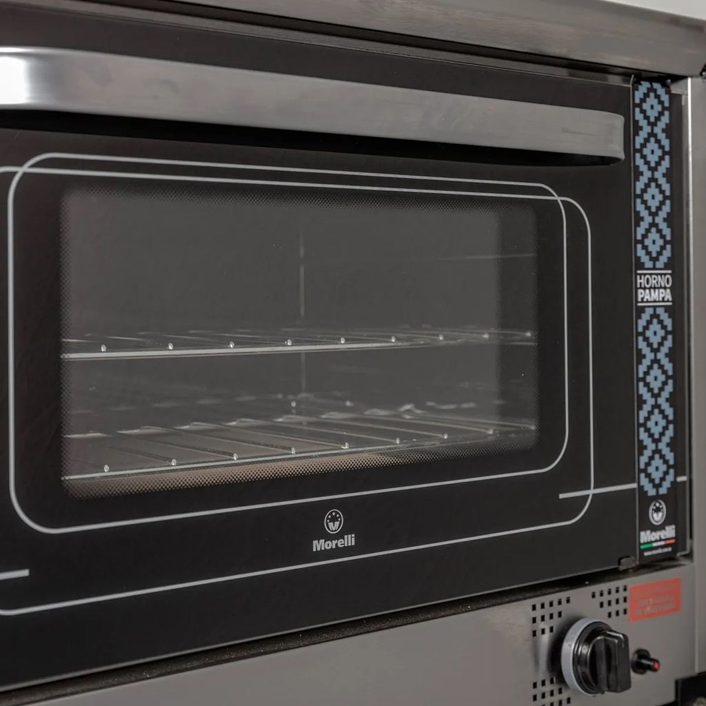 HORNO PAMPA 900 - PUERTA VISOR - BASE CON PATAS - ENCENDIDO ELECTRONICO