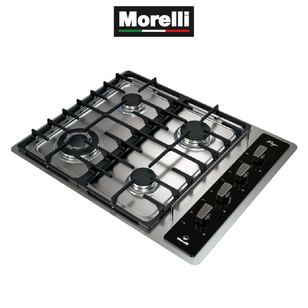 ANAFE PREGO 4 HORNALLAS - REJAS VITRIFICADAS - FRENTE VIDRIO - ENCENDIDO ELECTRONICO - QUEMADORES ALUMINIO - TRIPLE CORONA - VALVULA DE SEGURIDAD