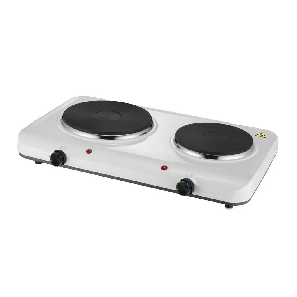 ANAFE ELECTRICO SIKLA AC. BLANCO 2 HORNALLA  MESADA POT: 1500W Y 1000W