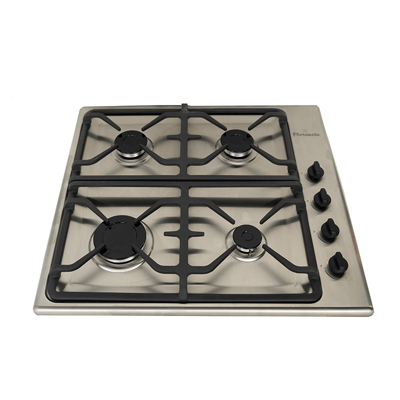 ANAFE A GAS 6748I ACERO INOX REJAS FUNDICION ENCENDIDO A UNA MANO VAL/SEG