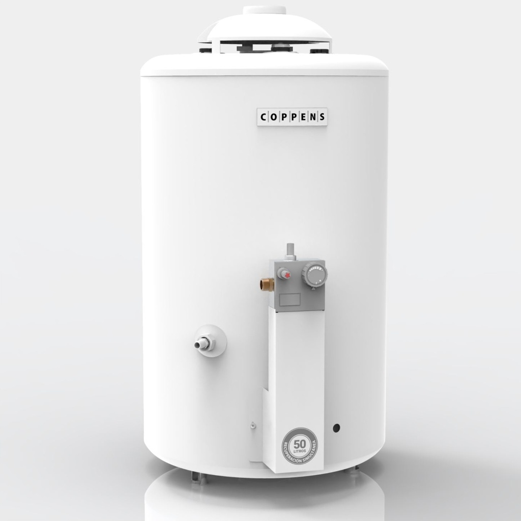 TERMOTANQUE MULTIGAS 50LTS  REC.SIMULTANEA