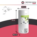 TERMOTANQUE ELECTRICO ECO BIANCO 95LTS
