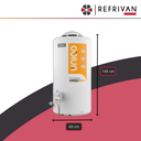 TERMOTANQUE 80LTS RECUP SIMULTANEA MULTIGAS UNIQO
