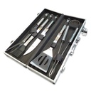 SET DE PARRILLA EN CAJA DE ALUMINIO 5 PIEZAS COLOR