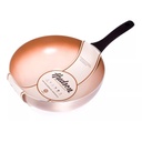 WOK HUDSON COBRE CERAMICA 28CM