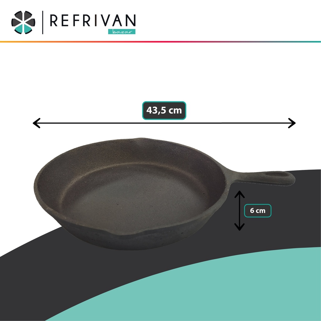 SARTEN DE FUNDICION 30CM DIAM
