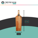 TABLA DE CORTE EUCALIPTO PALETA PARA ACHURAS 57X16X2