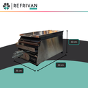 PLANCHA LISA CON TOSTADOR 35X42 UTIL