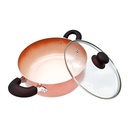CACEROLA HUDSON COBRE CERAMICA Nº20 CON ASAS