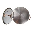 BATERIA HUDSON ACERO 6 PZAS MANIJAS GOLDEN ROSE