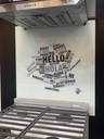 VIDRIO TEMPLADO DECORATIVO  (90 X 65 CM)