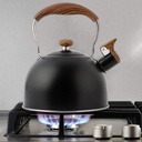 PAVA SILBADORA SAKURA SOHO ACERO INOX 2.5 L NEGRA COLOR