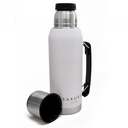 TERMO SAKURA CLASICO DE ACERO INOXIDABLE 1 LT. BLANCO COLOR