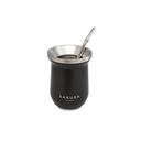 MATE SAKURA NEGRO 236 ML CON BOMBILLA Y LIMPIADOR COLOR