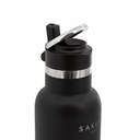 BOTELLA TERMICA SAKURA ACERO INOXIDABLE 750 ML NEGRA MATE COLOR