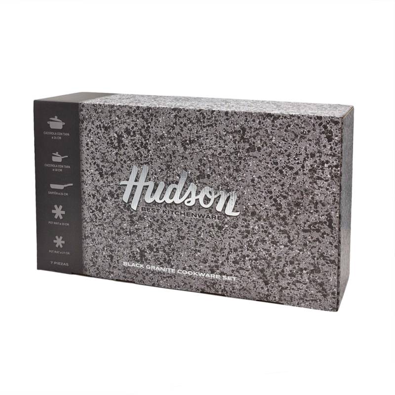 BATERIA HUDSON GRANITO NEGRO