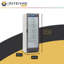 HELADERA EXHIBIDORA VERTICAL BRIKET M3200