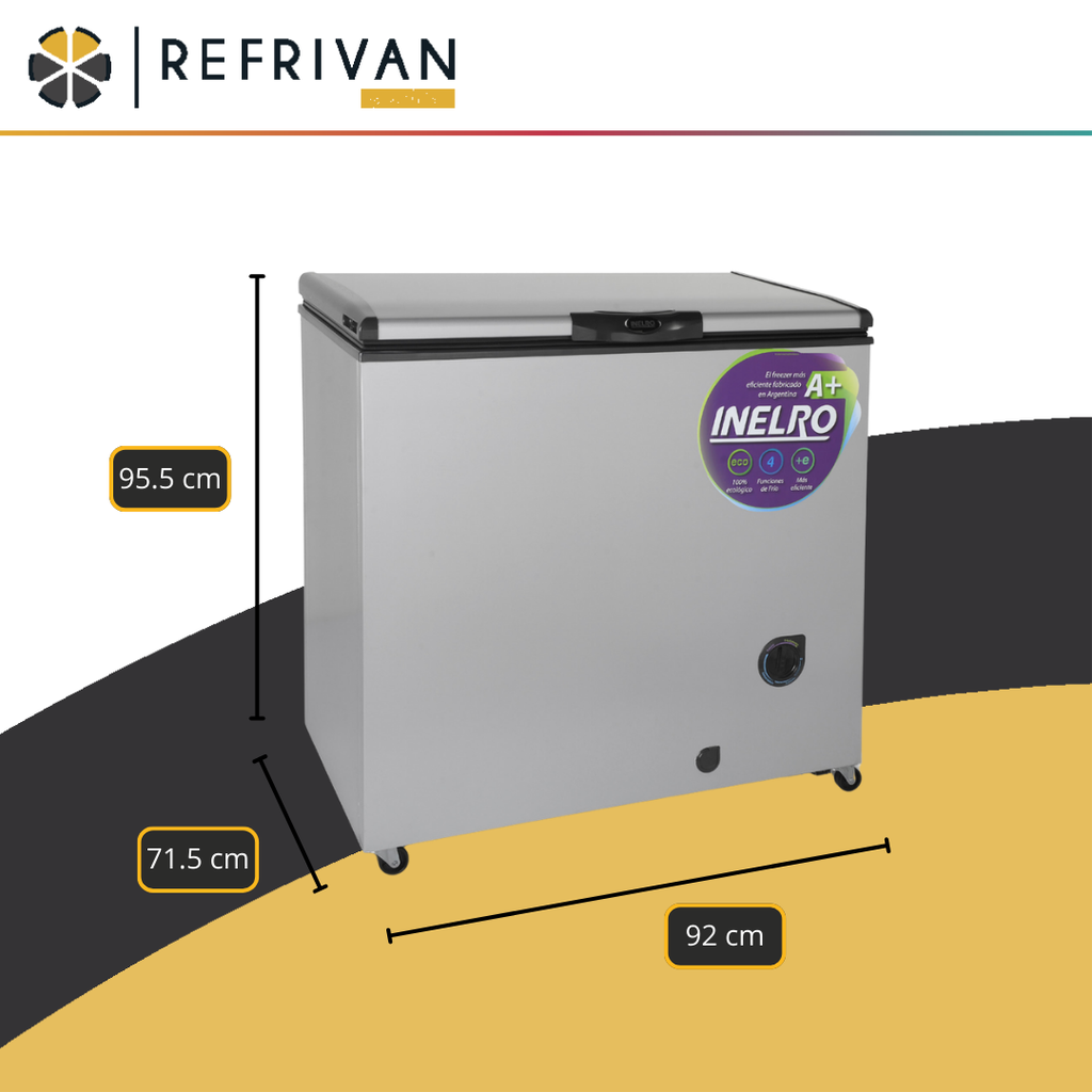 FREEZER INVERTER INELRO - FIH 270 P+ TAPA CIEGA