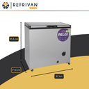 FREEZER INVERTER INELRO - FIH 270 P+ TAPA CIEGA