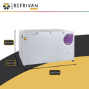 FREEZER INELRO FH - 550LTS - TAPA CIEGA