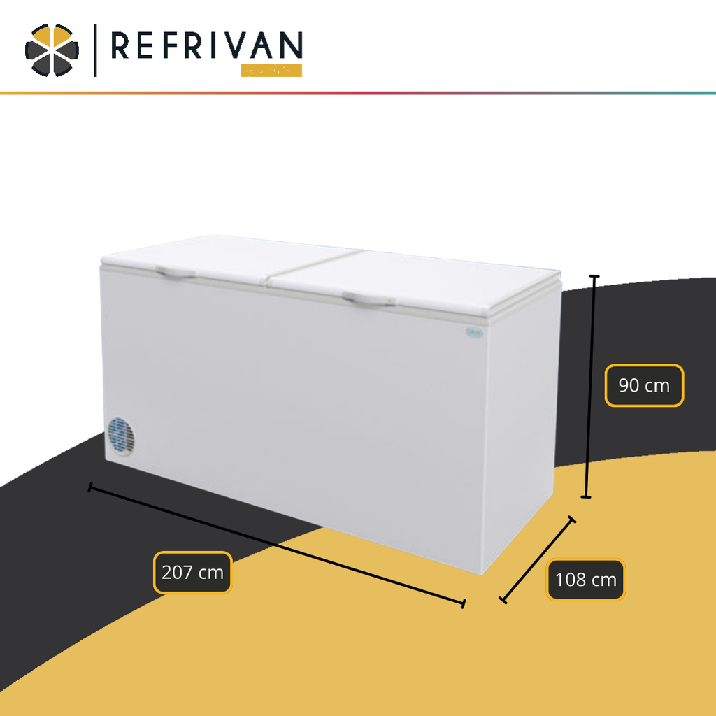 FREEZER POZO FAM 1200 TAPA CIEGA