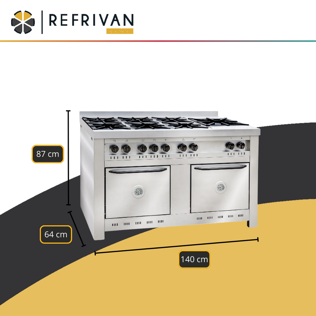 COCINA CORBELLI CFHH 140 - 7 HORNALLAS